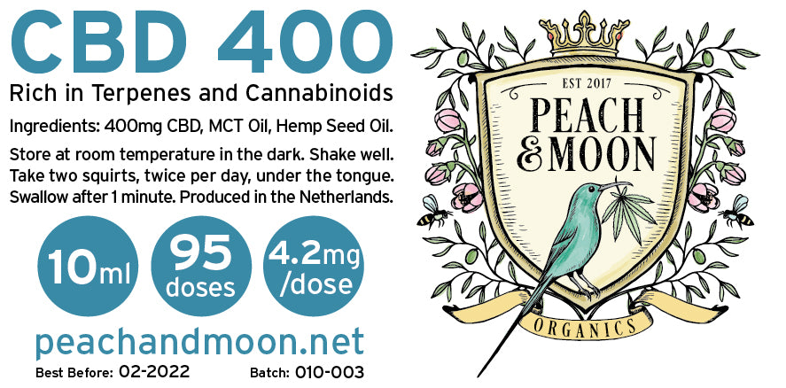 CBD 400 (Organic) - Peach & Moon Organics