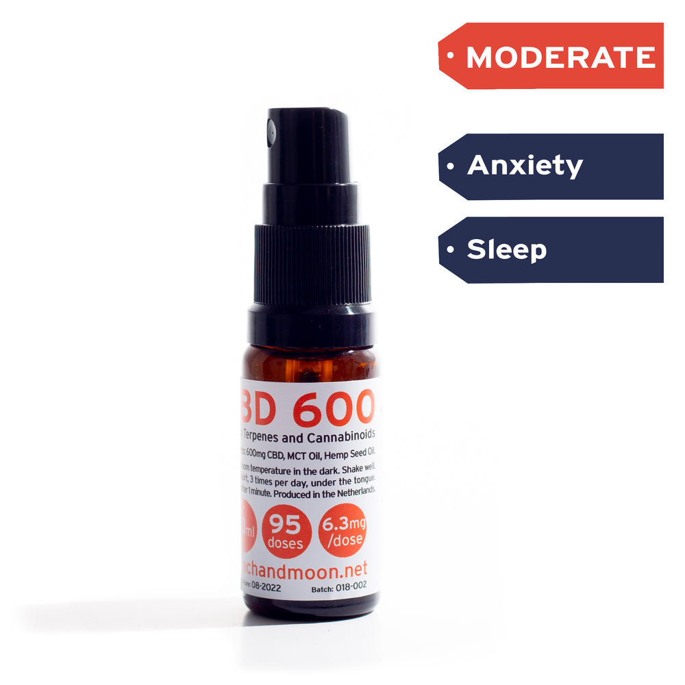 CBD 600 (Organic; 6% CBD) - Peach & Moon Organics