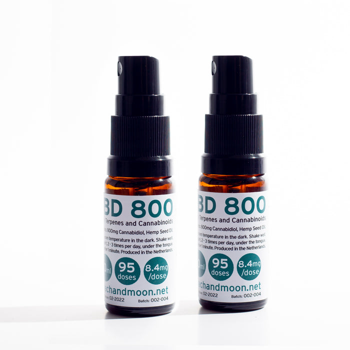 CBD 800 (Organic; 8% CBD) - Set of 2 - Peach & Moon Organics