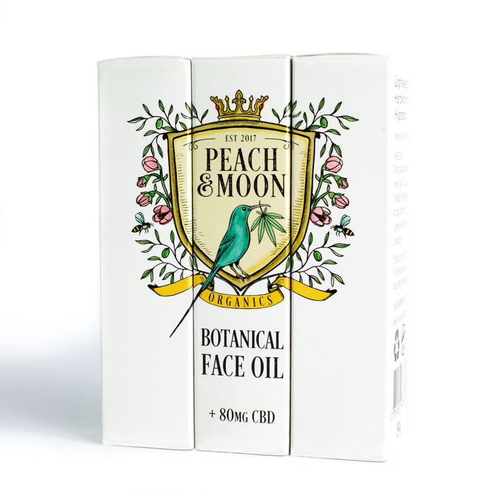 Botanical Face Oil with CBD - Peach & Moon Organics