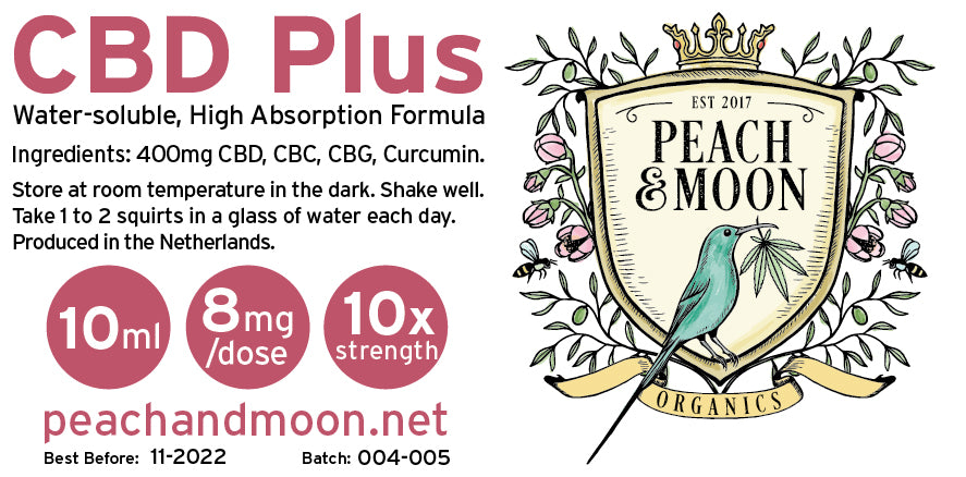 CBD Plus (Water Soluble) - Peach & Moon Organics